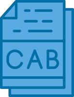 CAB File Format Vector Icon Design