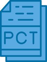 Pct File Format Vector Icon Design