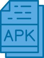 APK File Format Vector Icon Design