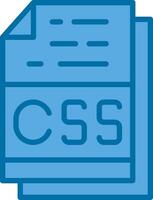 Css File Format Vector Icon Design