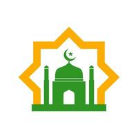 Mosque Logo Element Vector