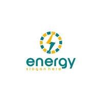 energía logo gratis vector elemento