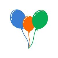 Balloon Illustration Vector Element , Balloon Birthday , Celebration , Decoration Element and Anniversary