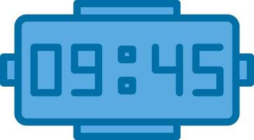 Digital clock Vector Icon Design