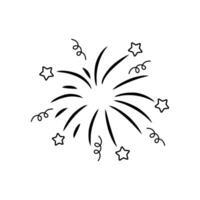 Fireworks New Year Vector Element , party and Festival