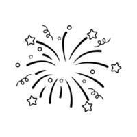 Fireworks New Year Vector Element , party and Festival