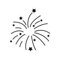 Fireworks New Year Vector Element , party and Festival