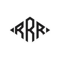 Logo R Rhombus Extended Monogram 3 Letters Alphabet Font Logo Logotype Embroidery vector