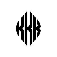 Logo K Curve Rhombus Extended Monogram 3 Letters Alphabet Font Logo Logotype Embroidery vector