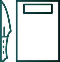 Cutting Board Vector Icon Design