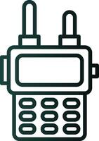 diseño de icono de vector de walkie talkie