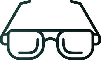 diseño de icono de vector de gafas