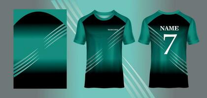 Deportes jersey diseños editable vector