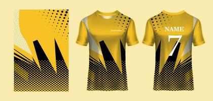 Sports Jersey designs editable vector