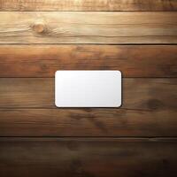 blank business white rounded card photo
