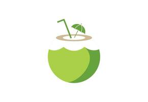 moderno tropical Coco logo diseño, vector diseño modelo