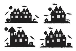 Vampire inviting to his house flat color vector illustration. Haunted  mansion. Halloween night. Full moon. Fully editable 2D simple cartoon  character with spooky building on background 11142876 Vector Art at Vecteezy