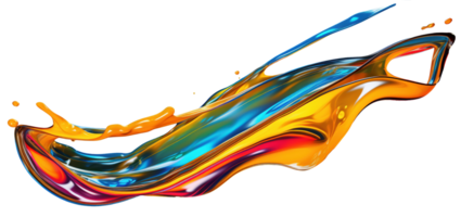 AI Generative. Colorful paint splash. Isolated design element. multicolors paint splashing explosion in the air. Splash of colors paint in the air, multicolors paint splashing explosion in the air png