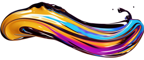 AI Generative. Colorful paint splash. Isolated design element. multicolors paint splashing explosion in the air. Splash of colors paint in the air, multicolors paint splashing explosion in the air png