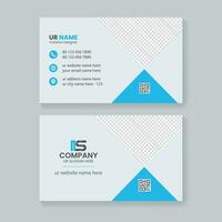 Clean and stylish Business card template vector