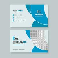 Clean and stylish Business card template vector