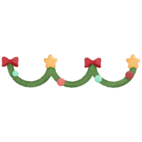 acuarela Navidad decoración artículos png