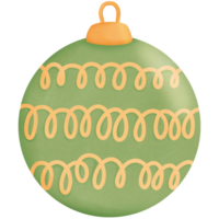 Aquarell Weihnachten Dekoration Artikel png