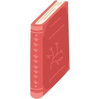 Book to read in flat style. Literature for reading and education. vector