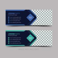 PROFESSIONAL EMAIL SIGNATURE DESIGN vector