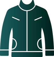 cuero chaqueta vector icono diseño