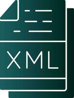 Xml File Format Vector Icon Design