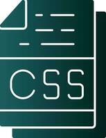 Css File Format Vector Icon Design