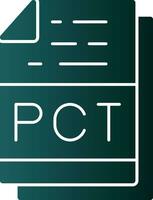 Pct File Format Vector Icon Design