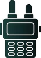 Walkie talkie Vector Icon Design