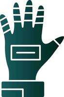 Racing glove Vector Icon Design