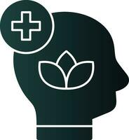 diseño de icono de vector de salud mental