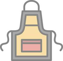 Apron Vector Icon Design