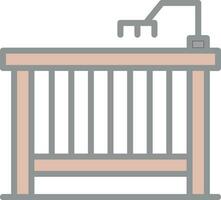 Bed Vector Icon Design