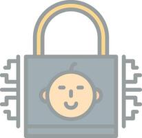 Internet security Vector Icon Design