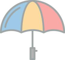 Umbrella Vector Icon Design