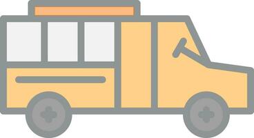 School bus Vector Icon Design