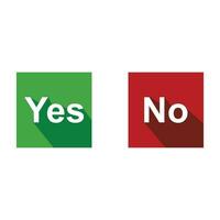 Do and Don't, yes or no, choice picker vector illustration button choice. Suitable for elements of advice info graphic information or tips. Check mark and cross mark icon.