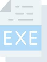 Exe File Format Vector Icon Design