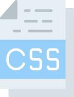 Css File Format Vector Icon Design