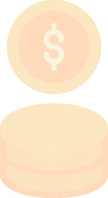Coin Vector Icon Design