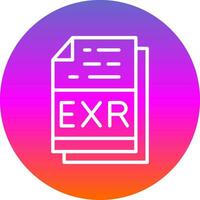 Exr Vector Icon Design