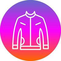 Leather jacket Vector Icon Design