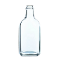 klar Weiß Glas Flasche. ai generiert png