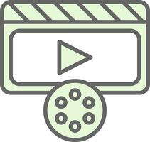 Video Vector Icon Design