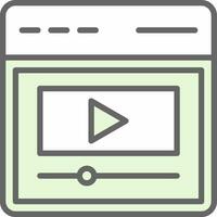 Video Vector Icon Design